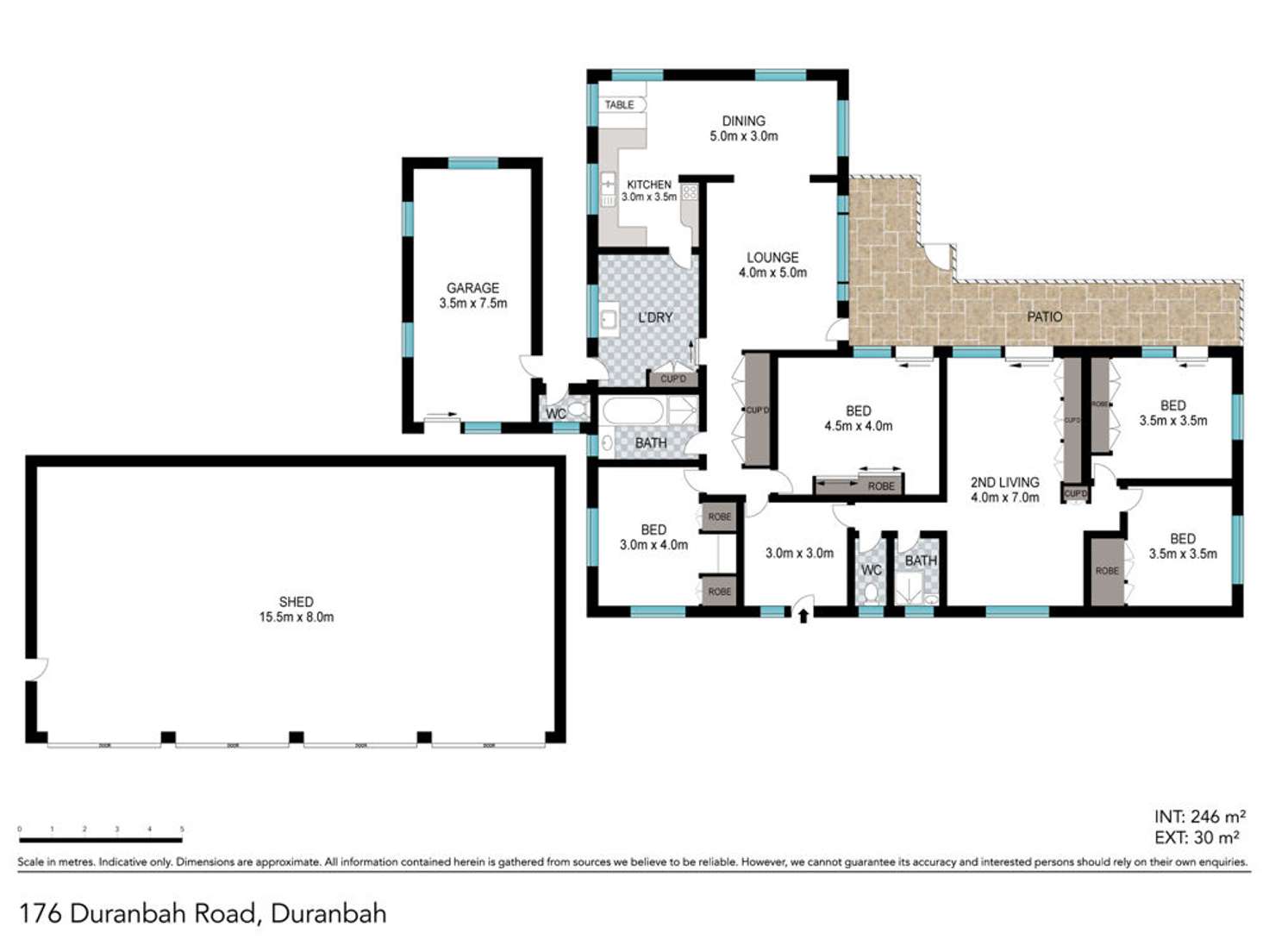 Floorplan of Homely acreageSemiRural listing, 176 Duranbah Road, Duranbah NSW 2487