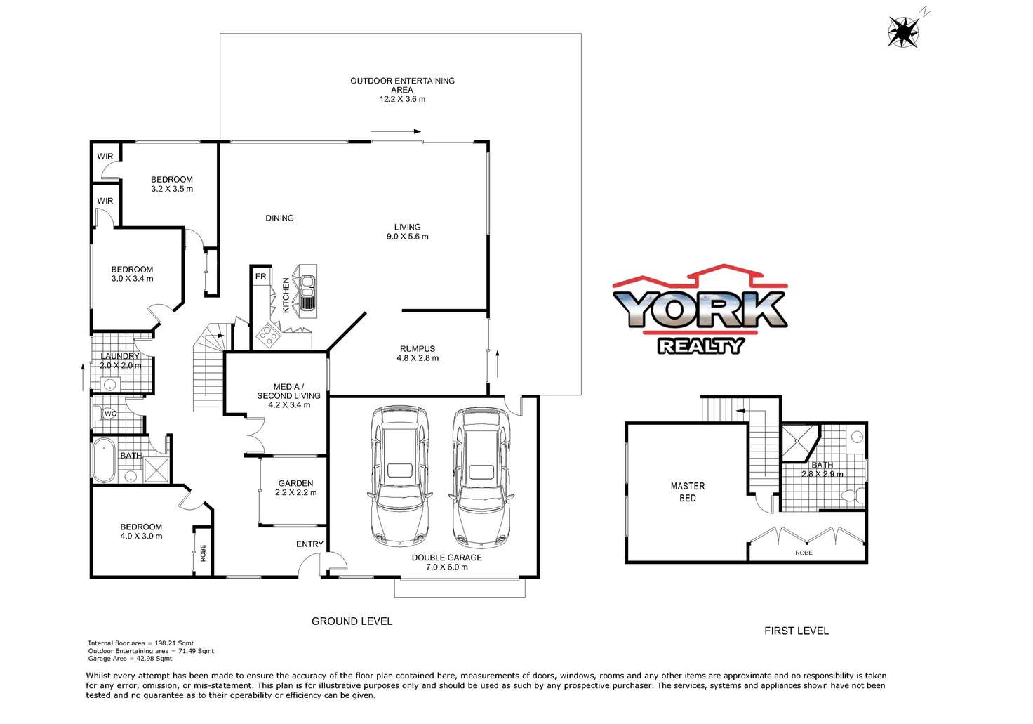 Floorplan of Homely house listing, 9 Coral Court, Cambooya QLD 4358