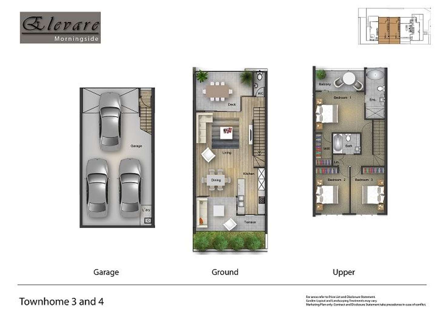 Floorplan of Homely townhouse listing, 3/29 Bundara Street, Morningside QLD 4170