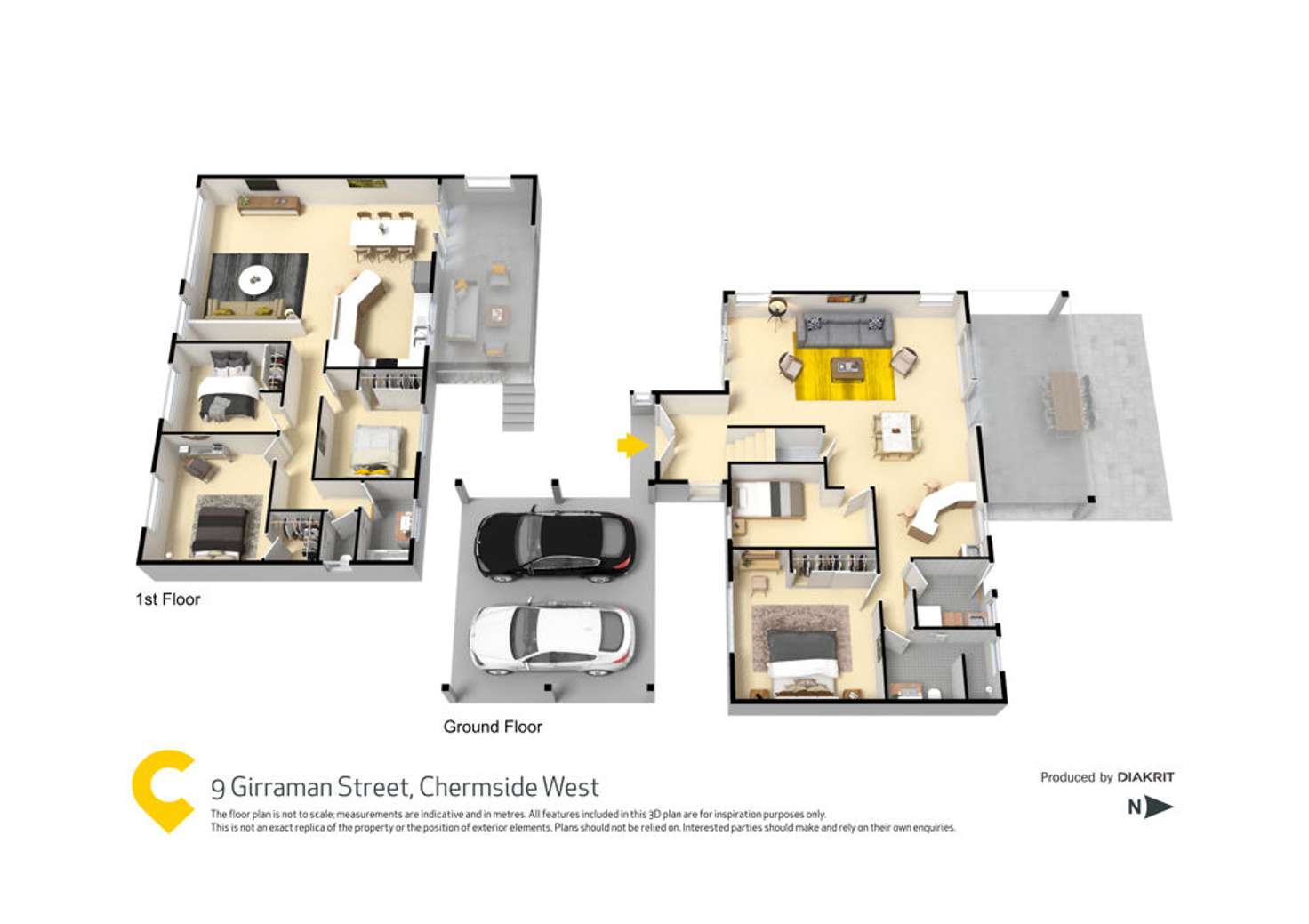 Floorplan of Homely house listing, 9 Girraman Street, Chermside West QLD 4032