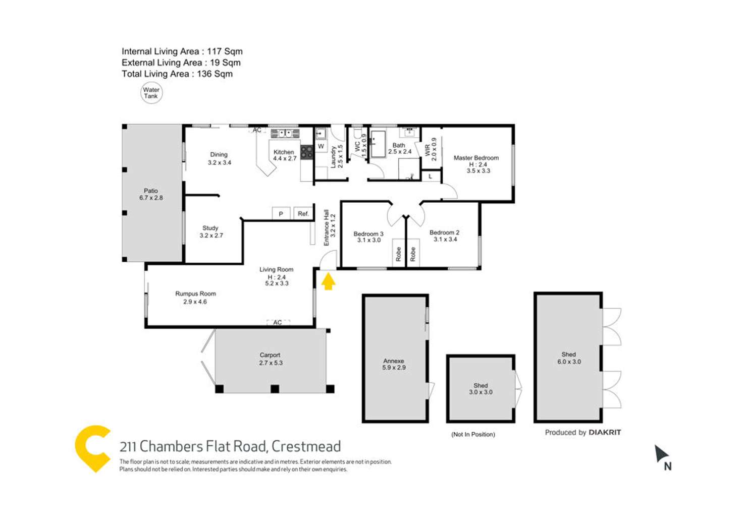 Floorplan of Homely house listing, 211 Chambers Flat Road, Crestmead QLD 4132