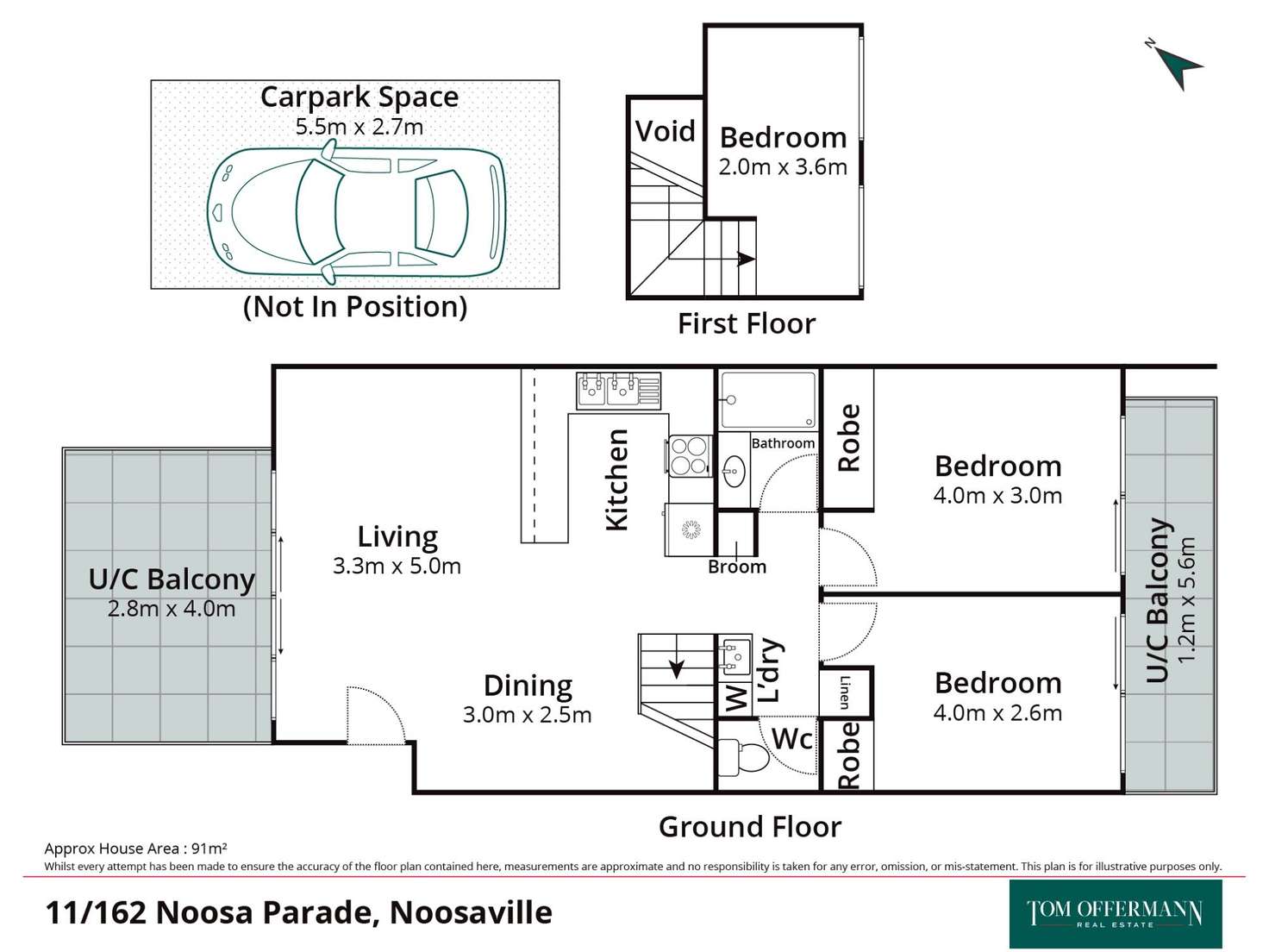 Floorplan of Homely unit listing, 11/164 Noosa Parade, Noosaville QLD 4566