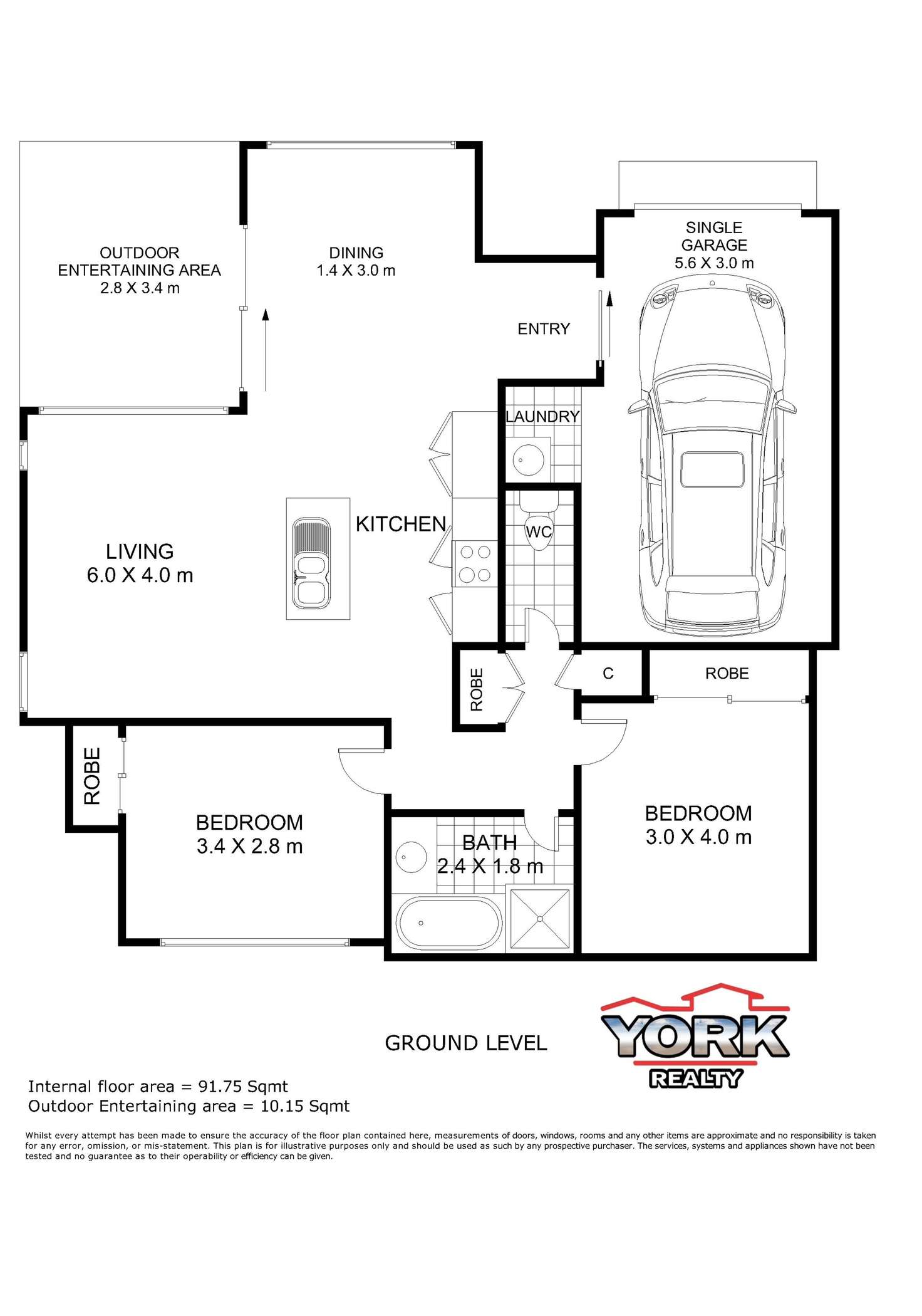 Floorplan of Homely unit listing, 6/4 Alistair Street, Glenvale QLD 4350