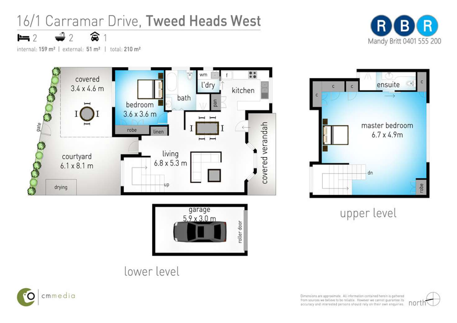 Floorplan of Homely villa listing, 16/1 Carramar Drive, Tweed Heads West NSW 2485