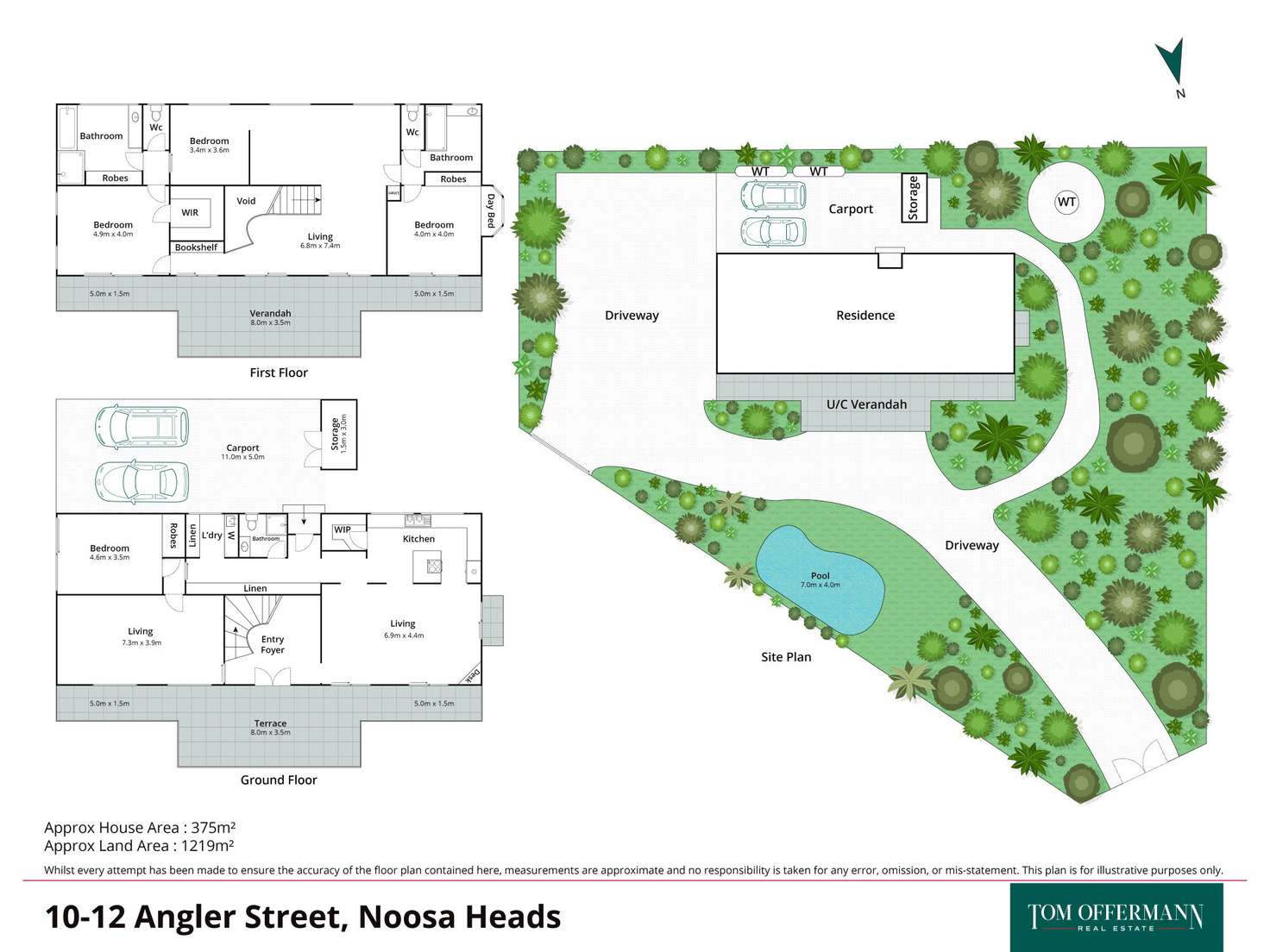 Floorplan of Homely house listing, 10-12 Angler Street, Noosa Heads QLD 4567