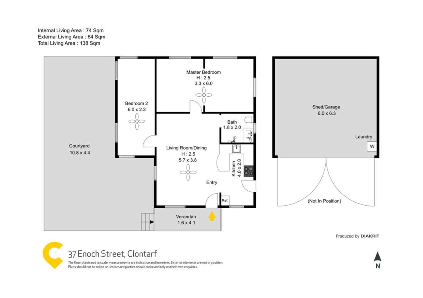 Floorplan of Homely house listing, 37 Enoch Street, Clontarf QLD 4019