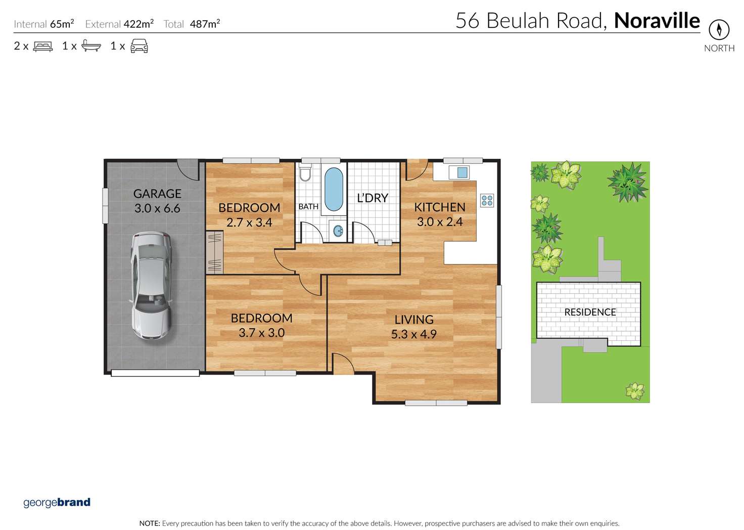 Floorplan of Homely house listing, 56 Beulah Road, Noraville NSW 2263