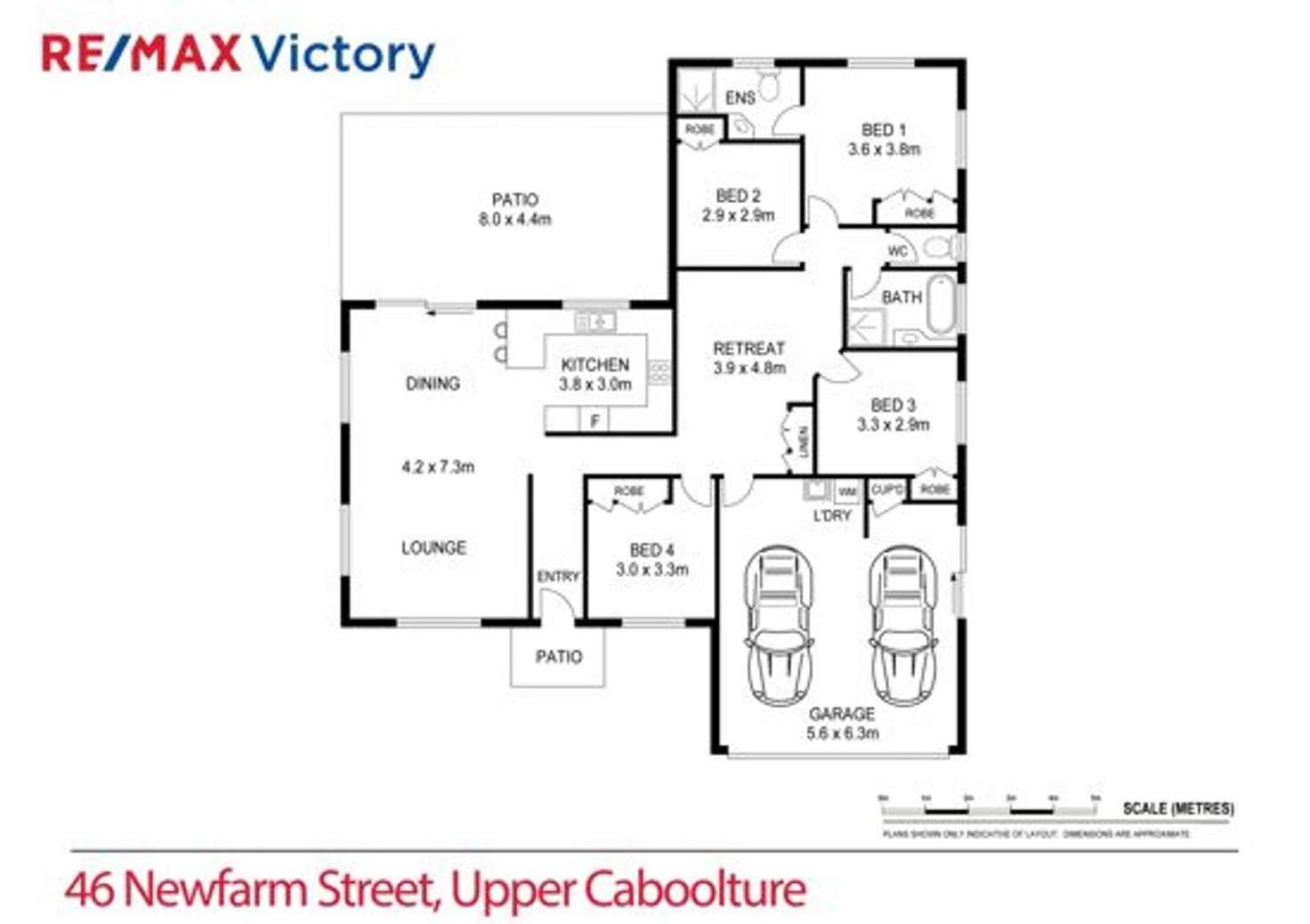 Floorplan of Homely house listing, 46 NEWFARM STREET, Upper Caboolture QLD 4510