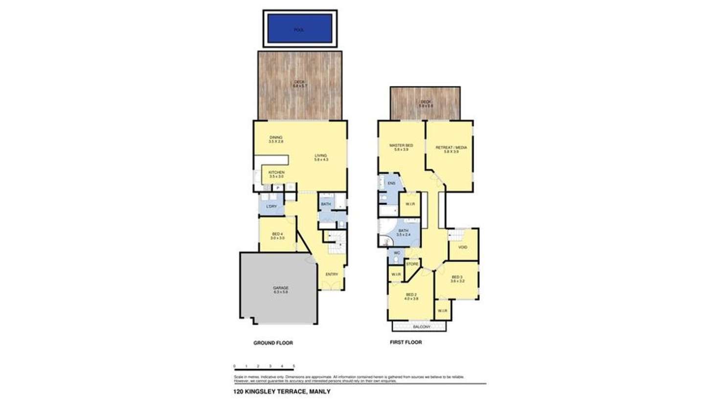 Floorplan of Homely house listing, 120 Kingsley Terrace, Manly QLD 4179
