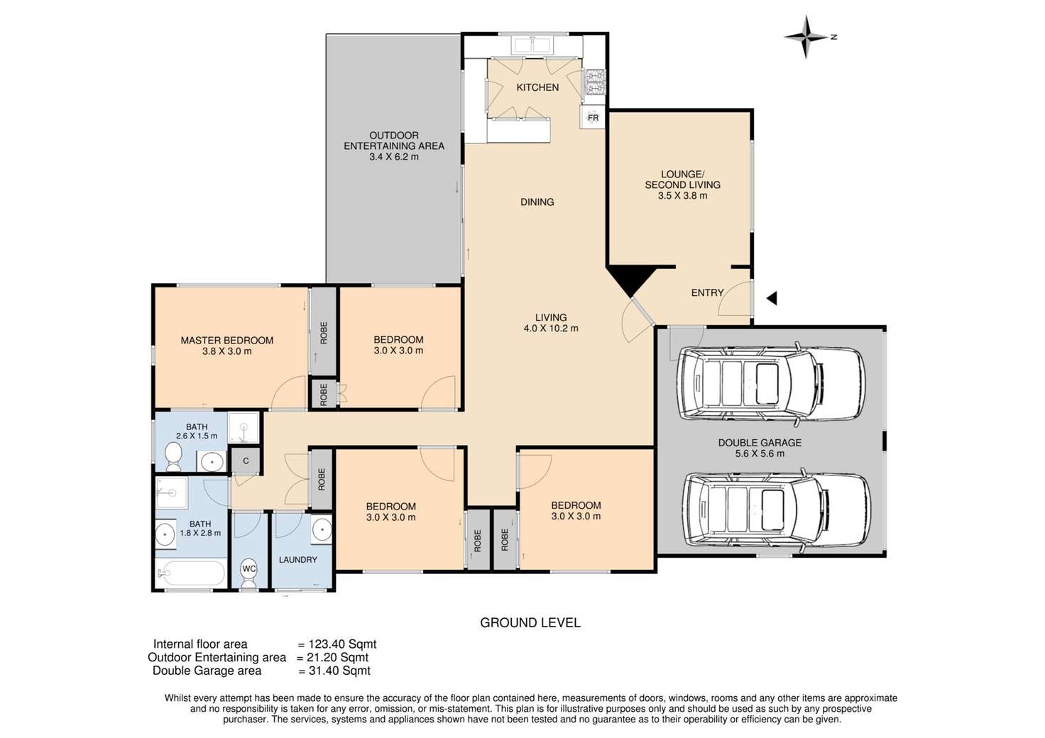 Floorplan of Homely house listing, 24 Gainsborough Drive, Glenvale QLD 4350