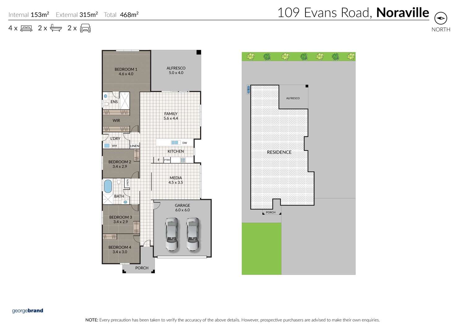Floorplan of Homely house listing, 109 Evans Road, Noraville NSW 2263