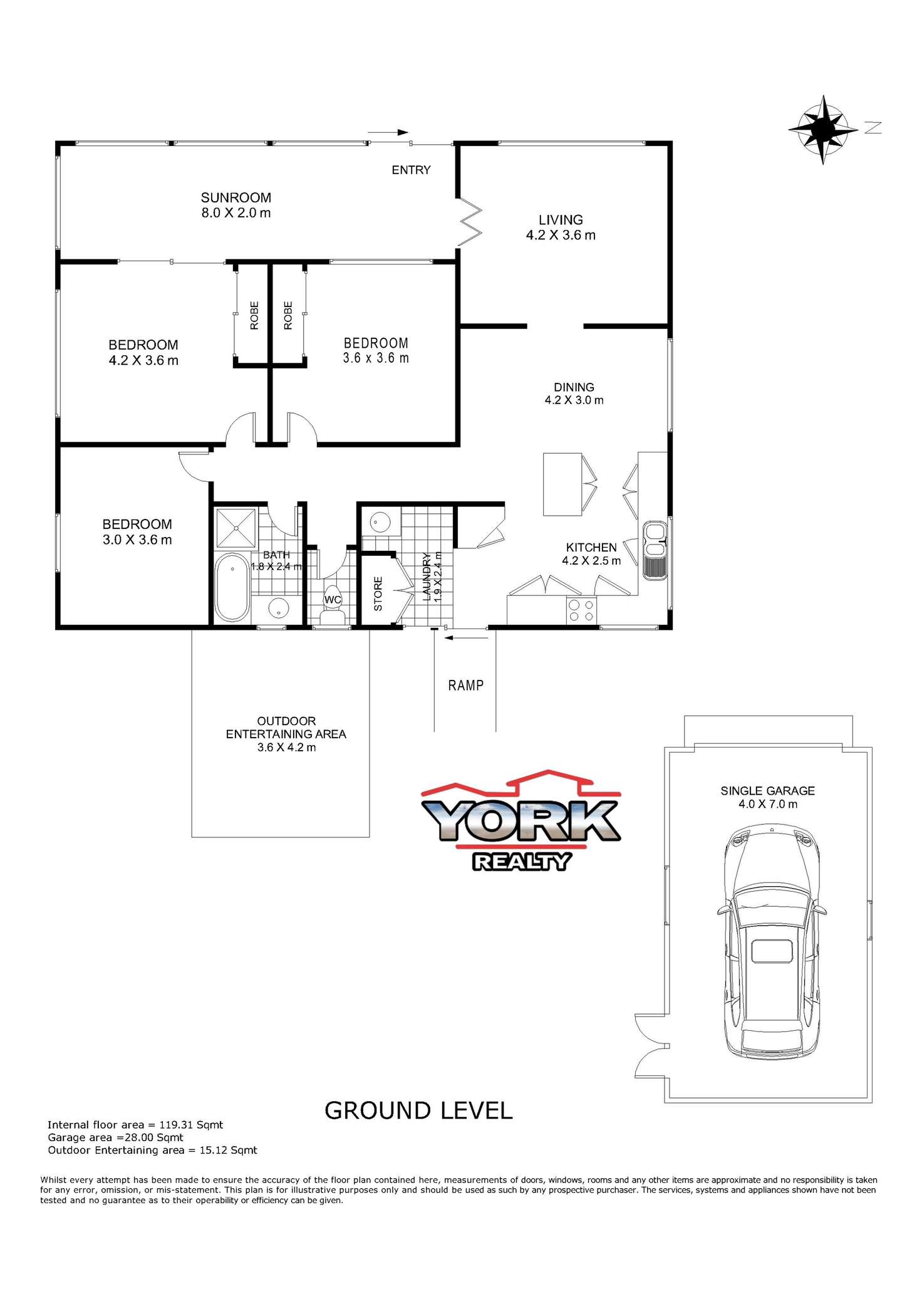 Floorplan of Homely house listing, 26 Boyd Street, Wilsonton QLD 4350