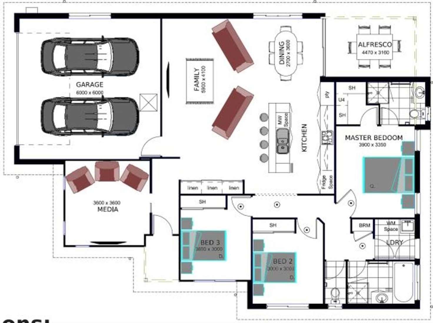 Floorplan of Homely house listing, Lot 331 Imperial Circuit, Eli Waters QLD 4655