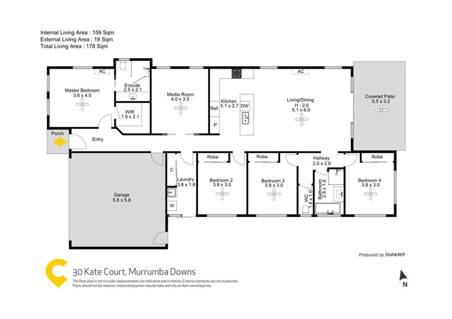 Floorplan of Homely house listing, 30 Kate Court, Murrumba Downs QLD 4503