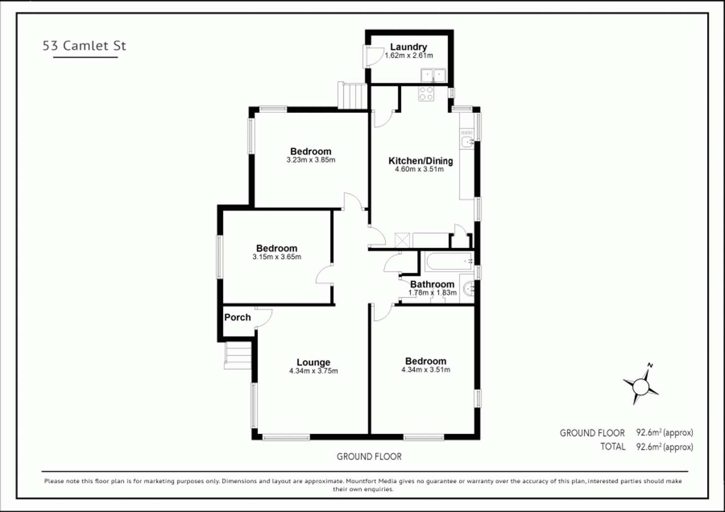 Floorplan of Homely house listing, 53 Camlet St, Mount Gravatt East QLD 4122