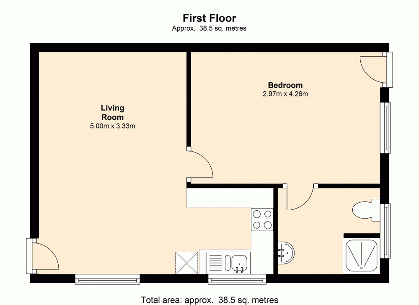 Floorplan of Homely unit listing, 5/25 Truro Street, Windsor QLD 4030