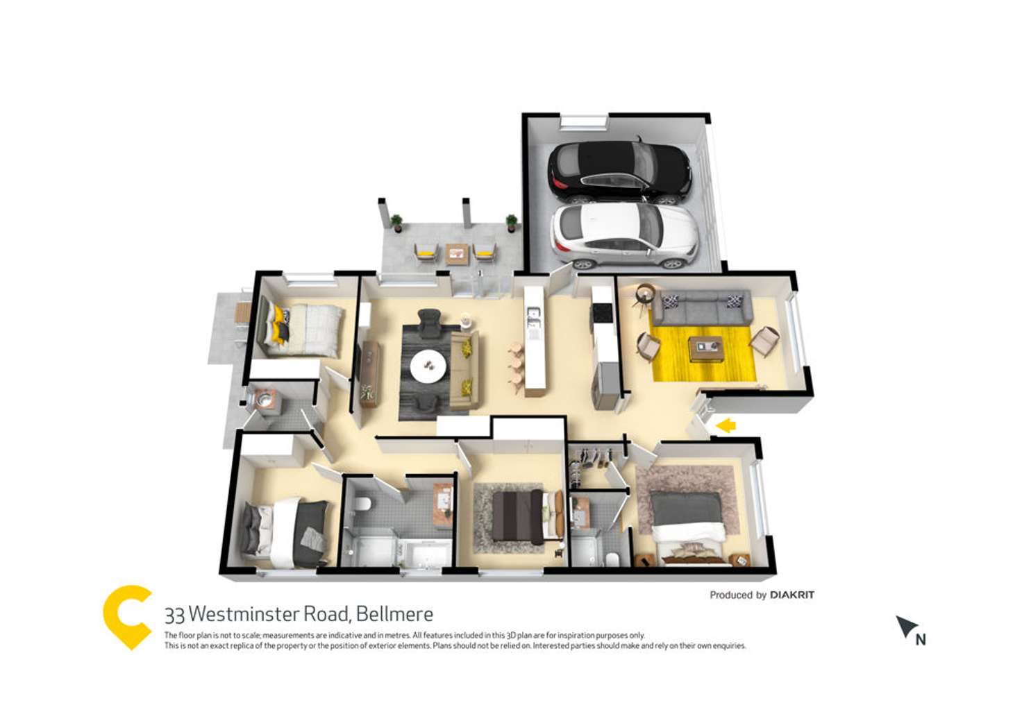 Floorplan of Homely house listing, 33 Westminster Rd, Bellmere QLD 4510