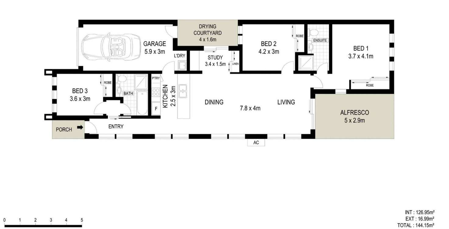 Floorplan of Homely house listing, 27 Cinnamon Drive, Glenvale QLD 4350