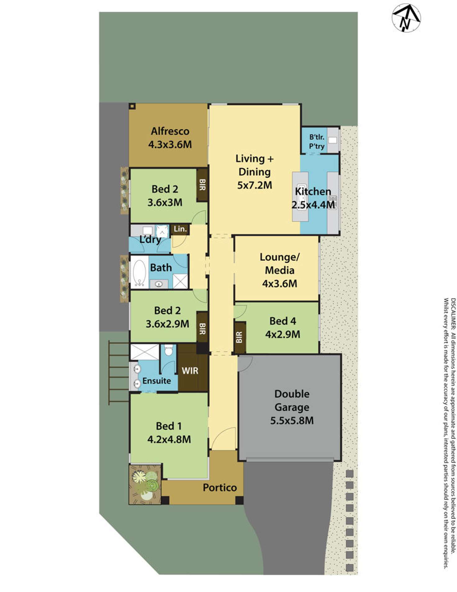 Floorplan of Homely house listing, 24 Cassinia Avenue, Marsden Park NSW 2765
