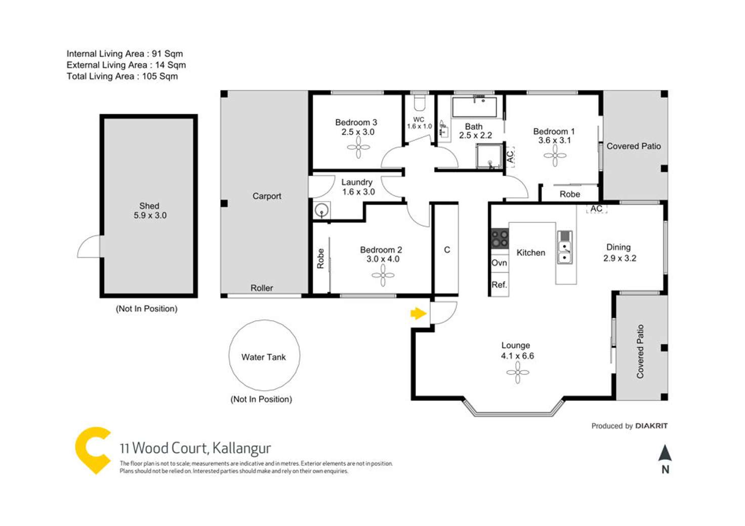Floorplan of Homely house listing, 11 Wood Court, Kallangur QLD 4503