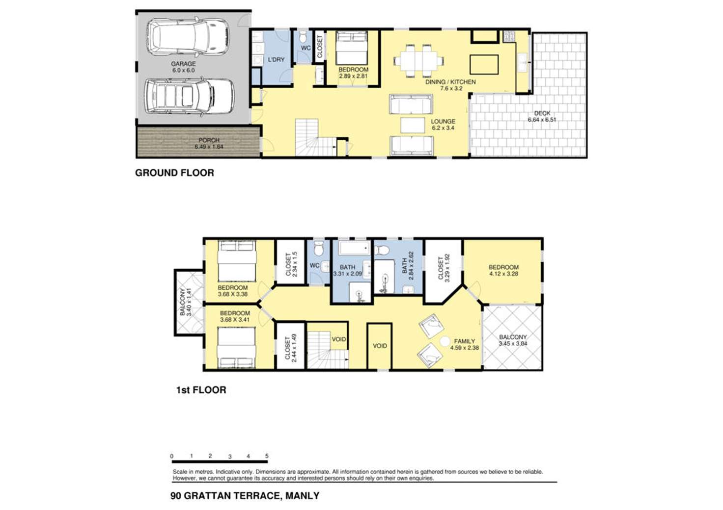 Floorplan of Homely house listing, 90 Grattan Terrace, Manly QLD 4179