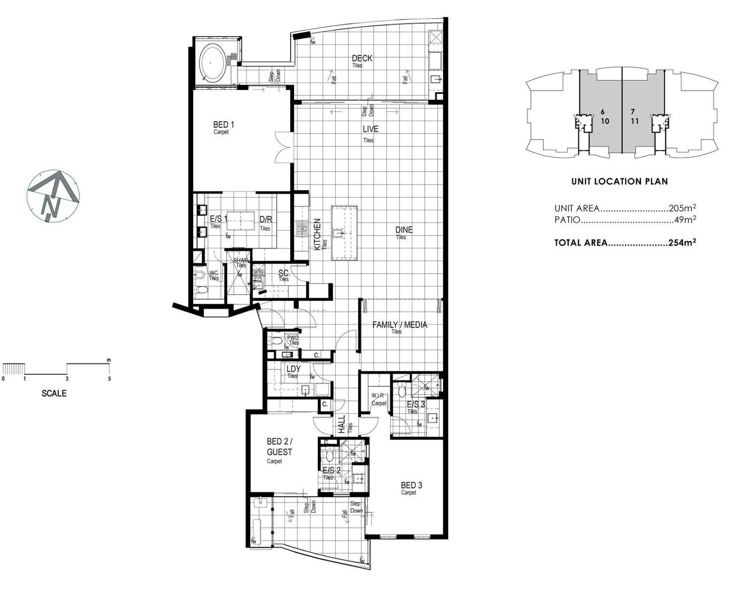 Floorplan of Homely unit listing, 6/6 Serenity Close, Noosa Heads QLD 4567