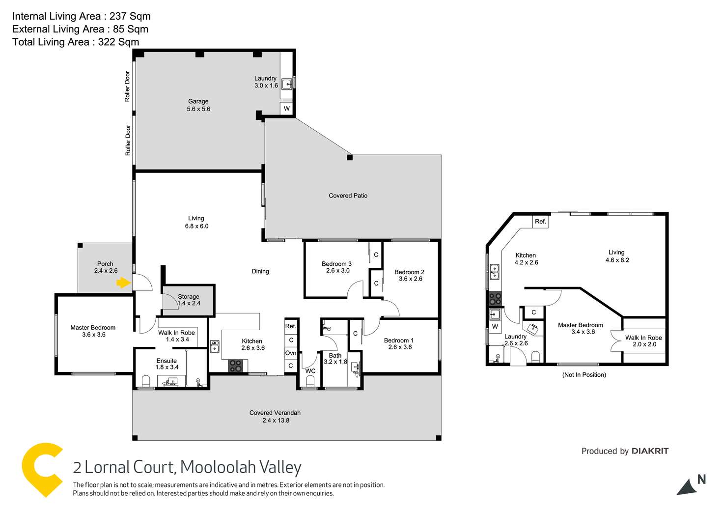 Floorplan of Homely house listing, 2 Lornal Court, Mooloolah Valley QLD 4553