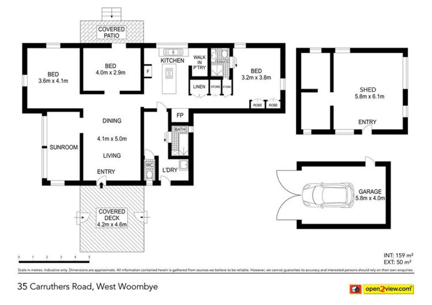 Floorplan of Homely house listing, 35 Carruthers Road, West Woombye QLD 4559