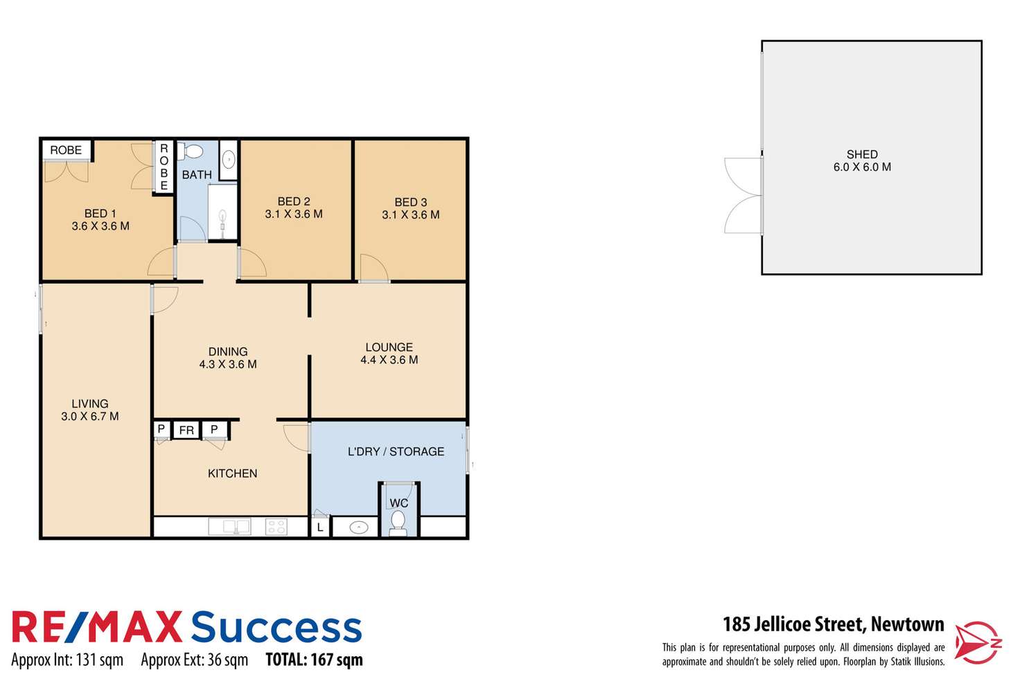 Floorplan of Homely house listing, 185 Jellicoe Street, Newtown QLD 4350