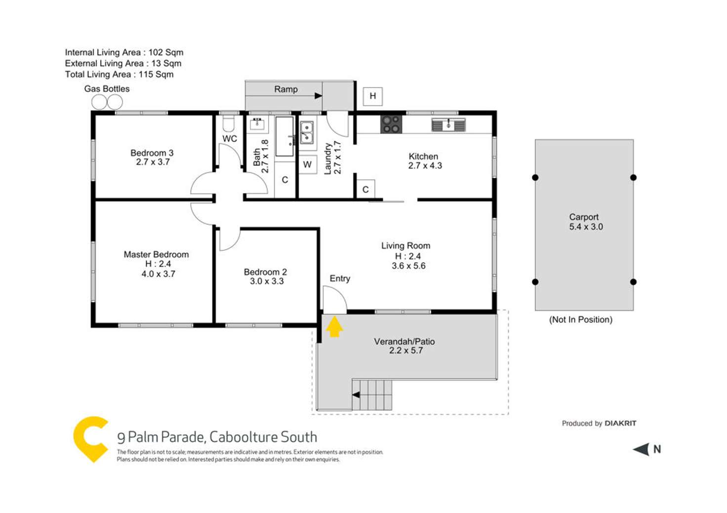 Floorplan of Homely house listing, 9 Palm Parade, Caboolture South QLD 4510