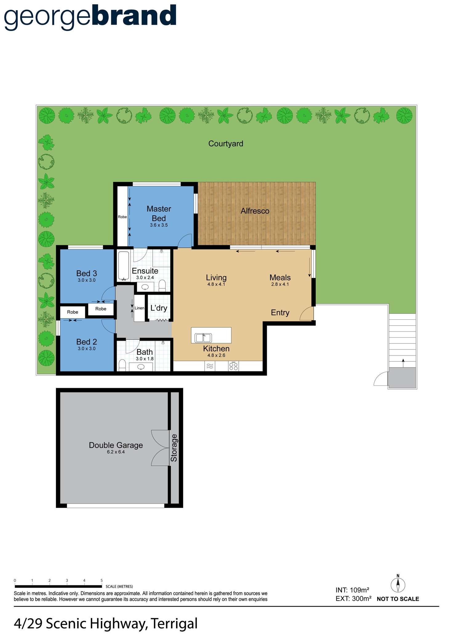 Floorplan of Homely unit listing, 4/29 Scenic Highway, Terrigal NSW 2260