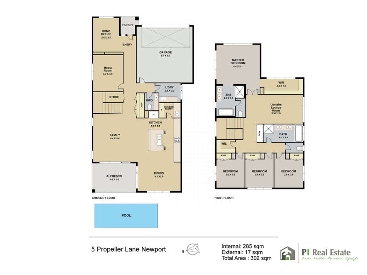 Floorplan of Homely house listing, 5 Propeller Lane, Newport QLD 4020