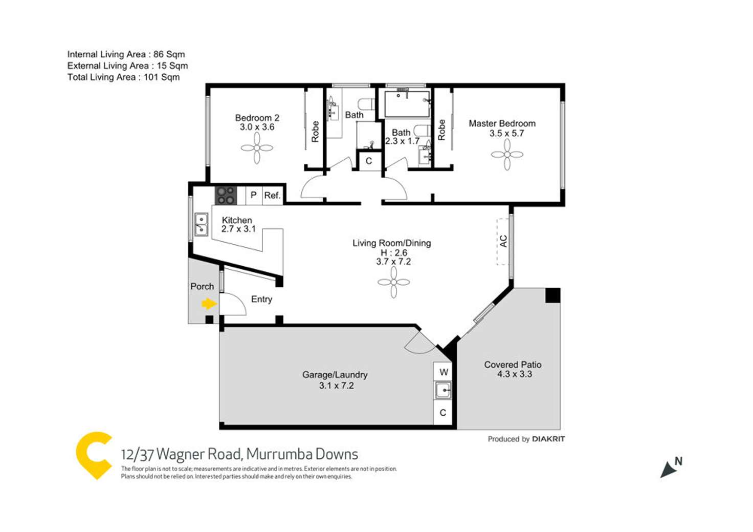 Floorplan of Homely house listing, 12/37 Wagner Road, Murrumba Downs QLD 4503