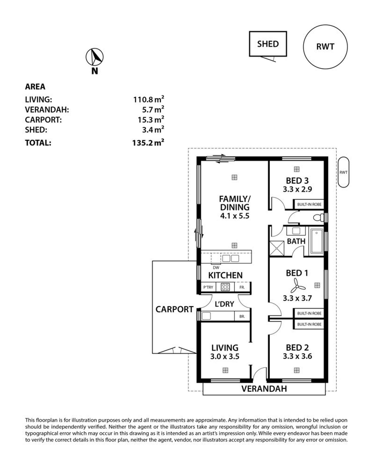 Floorplan of Homely house listing, 19A Edinborough Street, Nairne SA 5252