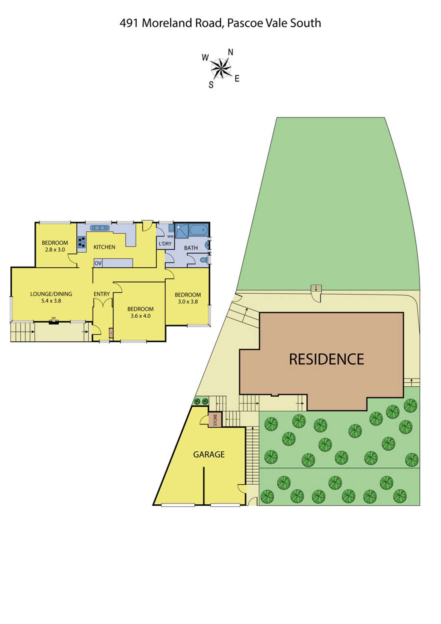 Floorplan of Homely house listing, 491 Moreland Road, Pascoe Vale South VIC 3044