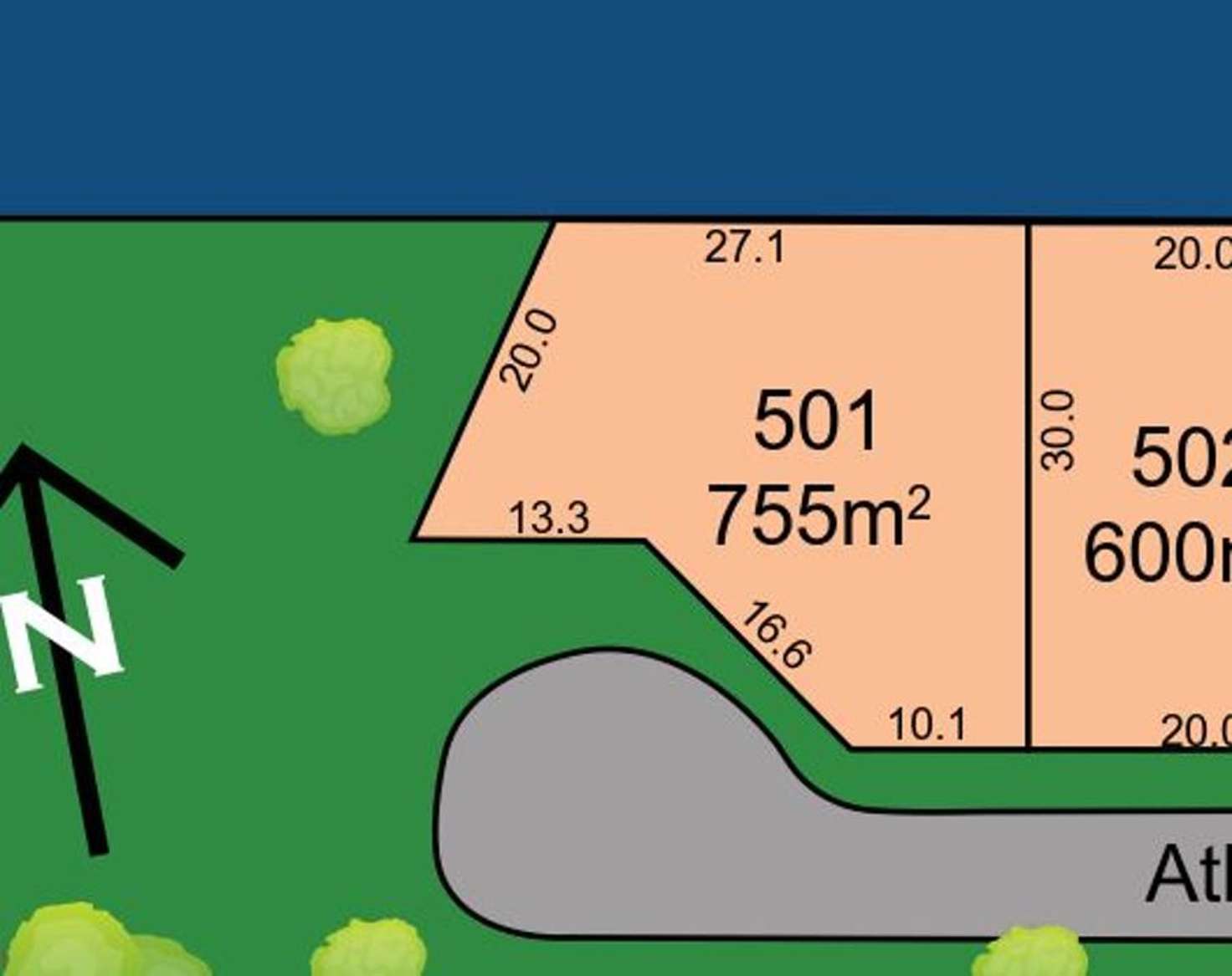 Floorplan of Homely residentialLand listing, Lot 501 Atlantic Court, Eli Waters QLD 4655