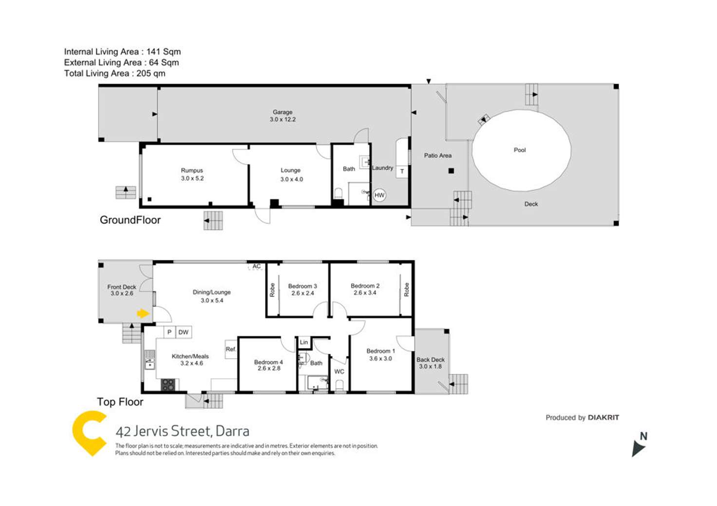 Floorplan of Homely house listing, 42 Jervis Street, Darra QLD 4076