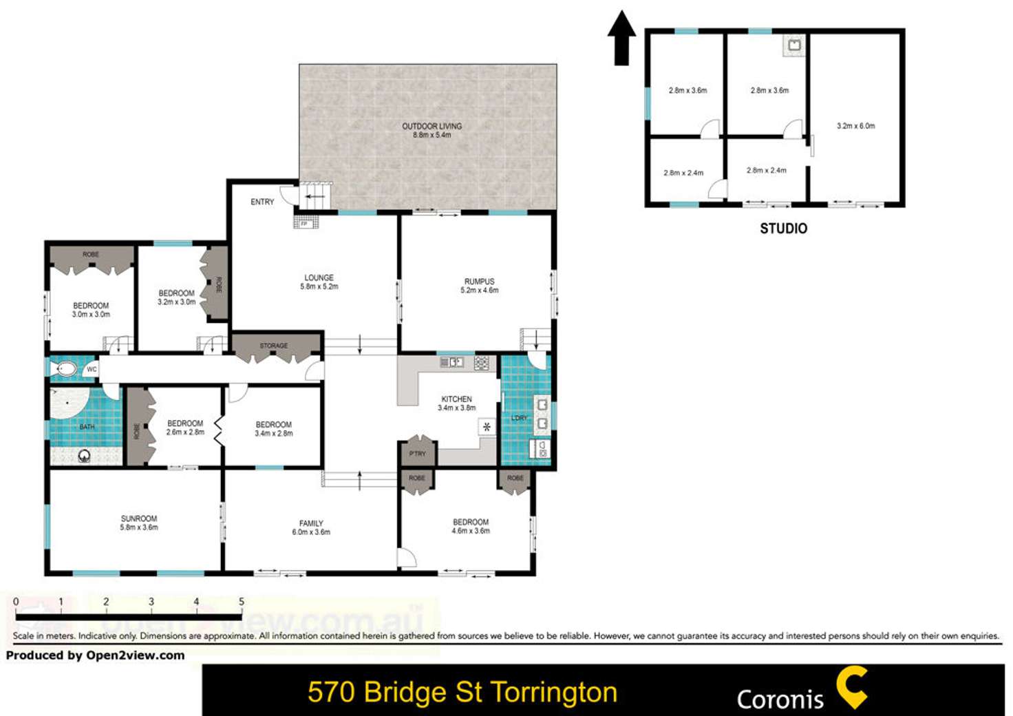 Floorplan of Homely acreageSemiRural listing, 570 Bridge Street, Torrington QLD 4350