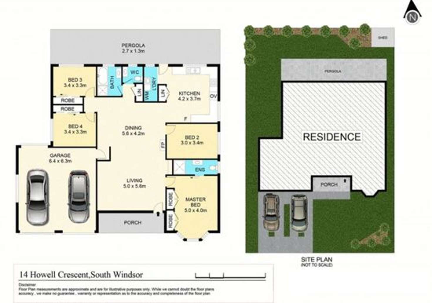 Floorplan of Homely house listing, 14 Howell Crescent, South Windsor NSW 2756