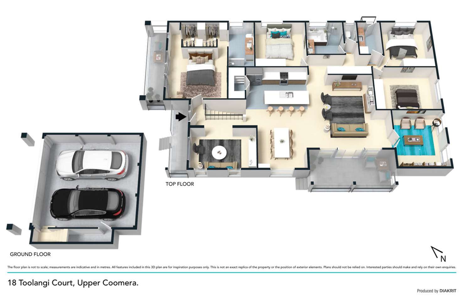 Floorplan of Homely house listing, 18 Toolangi Court, Upper Coomera QLD 4209