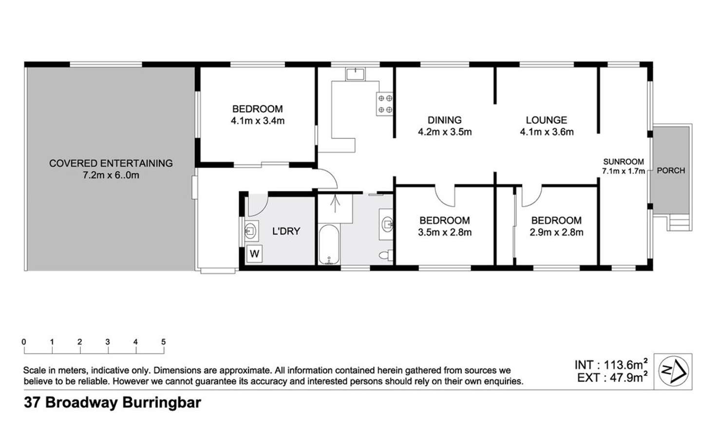 Floorplan of Homely house listing, 37 Broadway, Burringbar NSW 2483