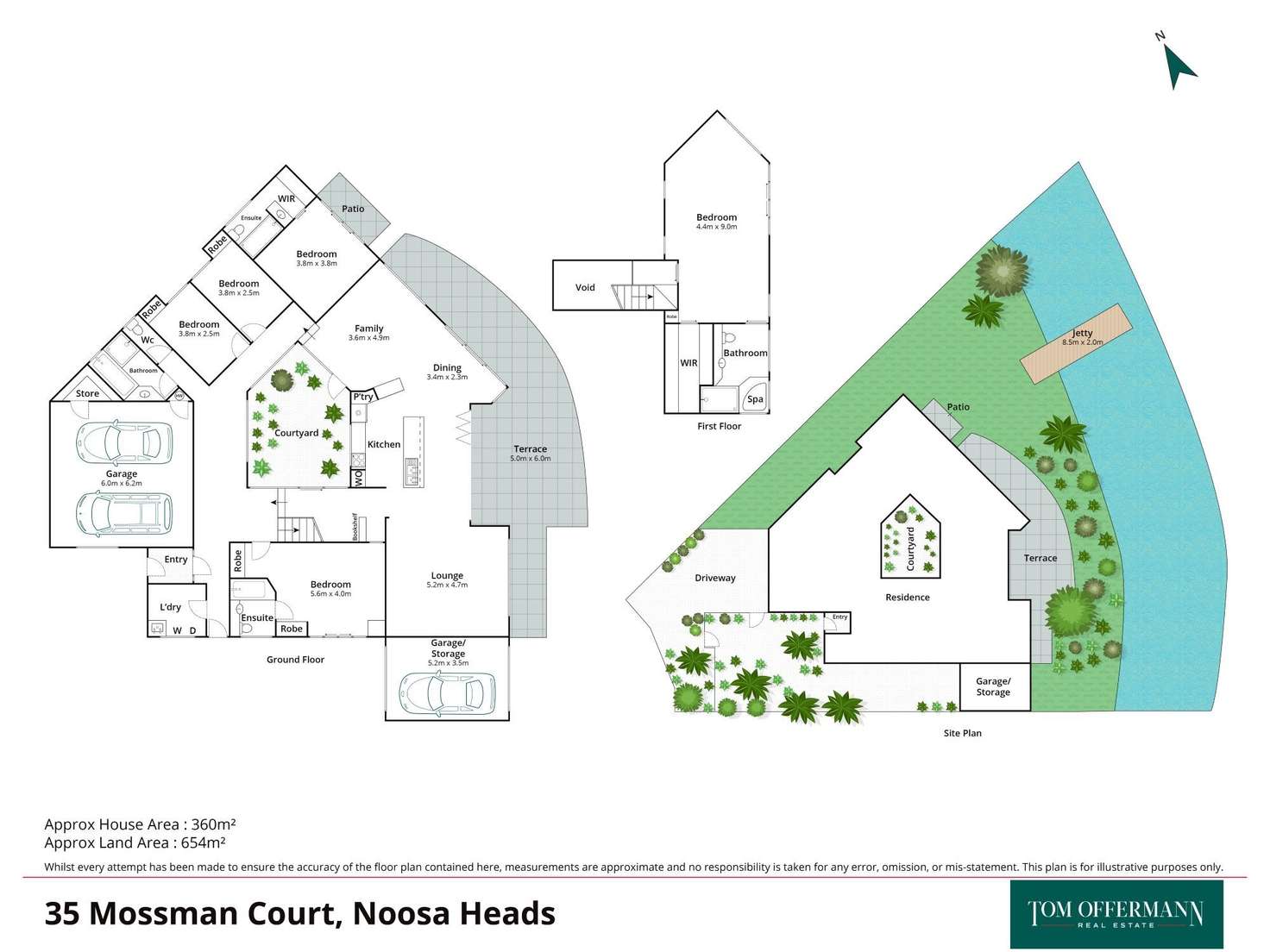 Floorplan of Homely house listing, 35 Mossman Court, Noosa Heads QLD 4567