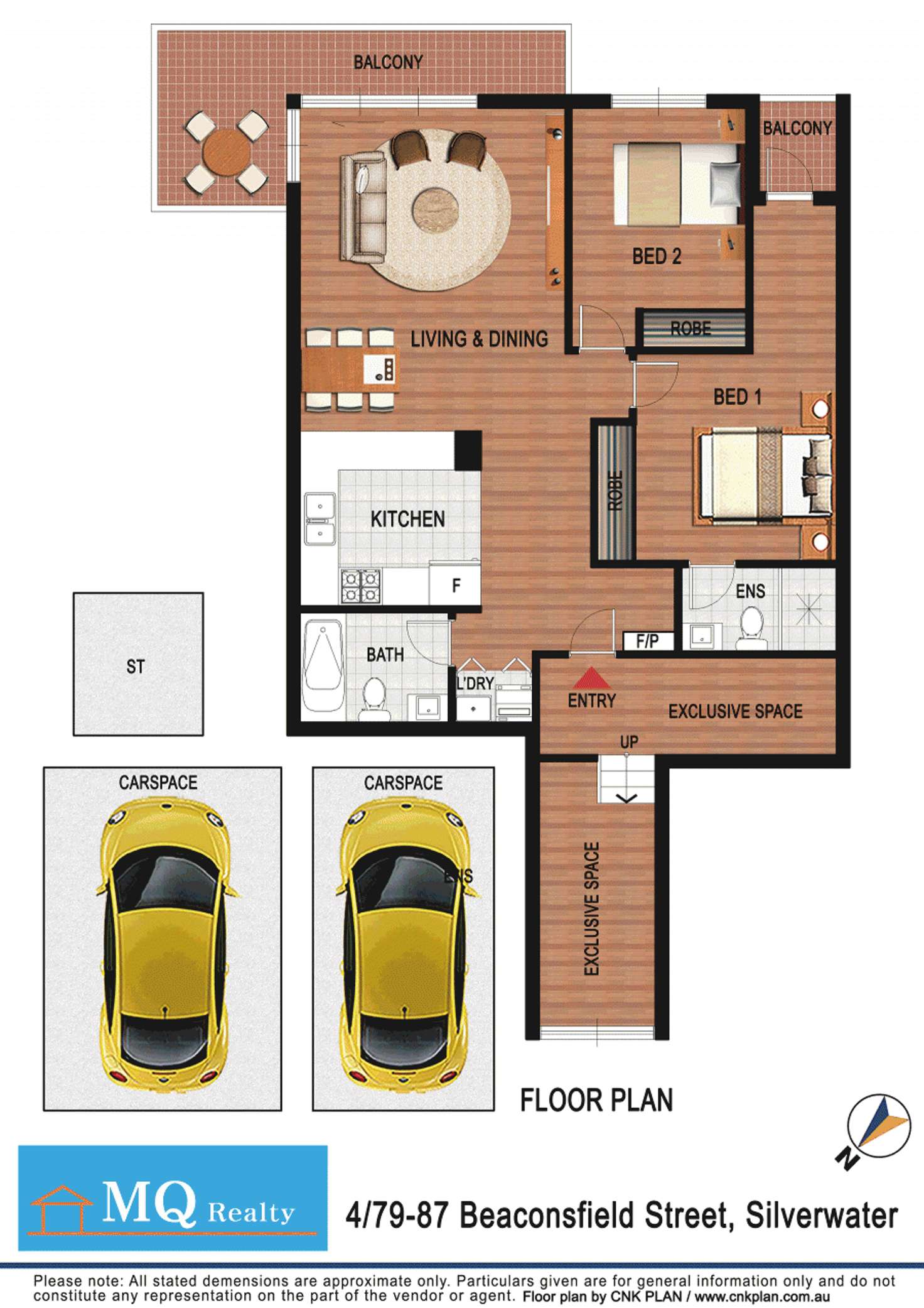 Floorplan of Homely apartment listing, 4/79-87 Beaconsfield Street, Silverwater NSW 2128