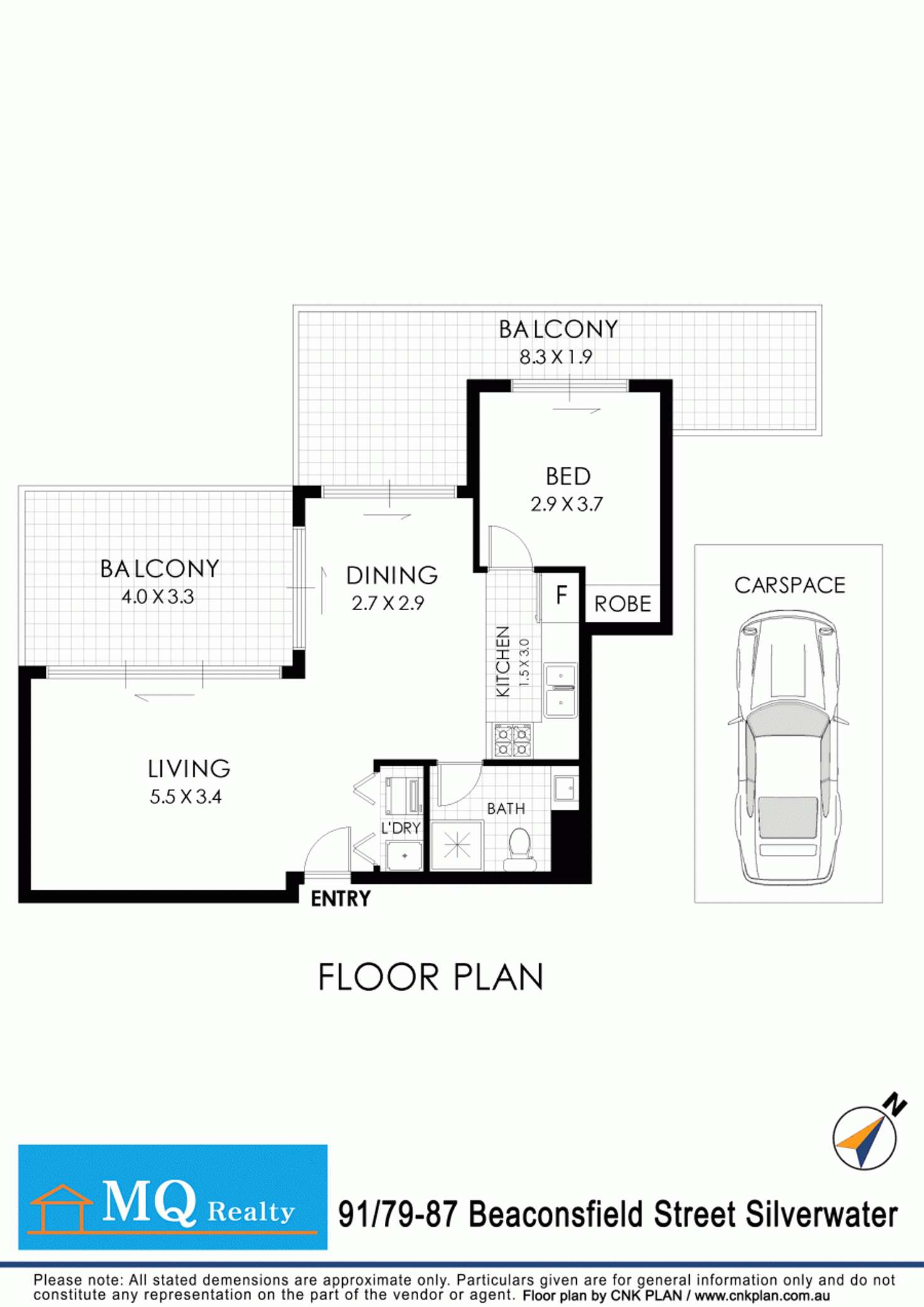 Floorplan of Homely apartment listing, 91/79-87 Beaconsfield Street, Silverwater NSW 2128
