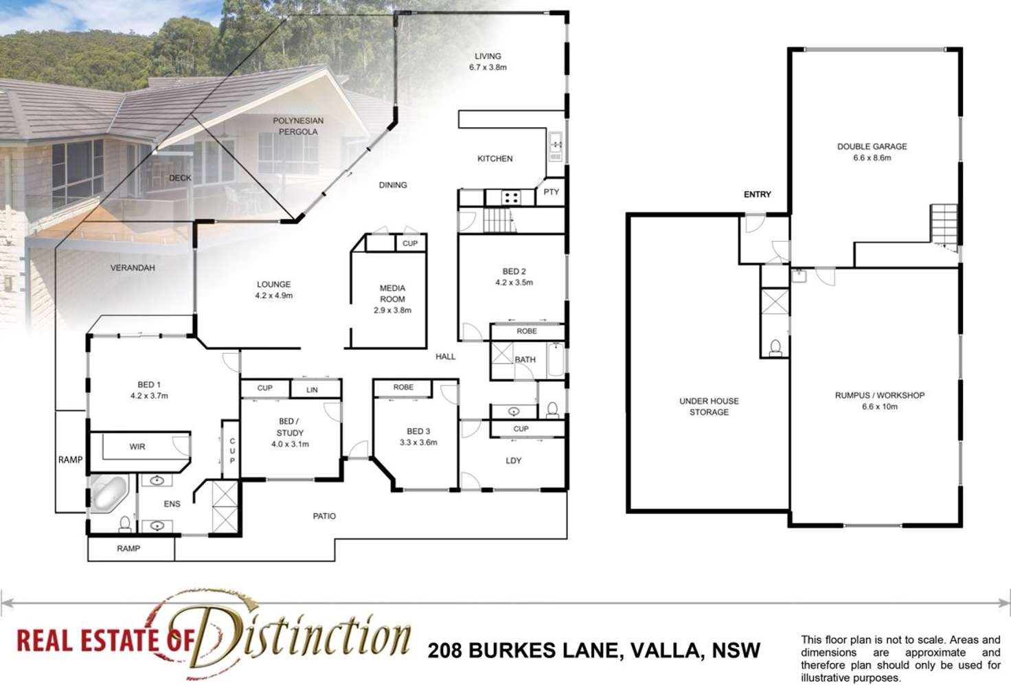 Floorplan of Homely house listing, 208 Burkes Lane, Valla NSW 2448