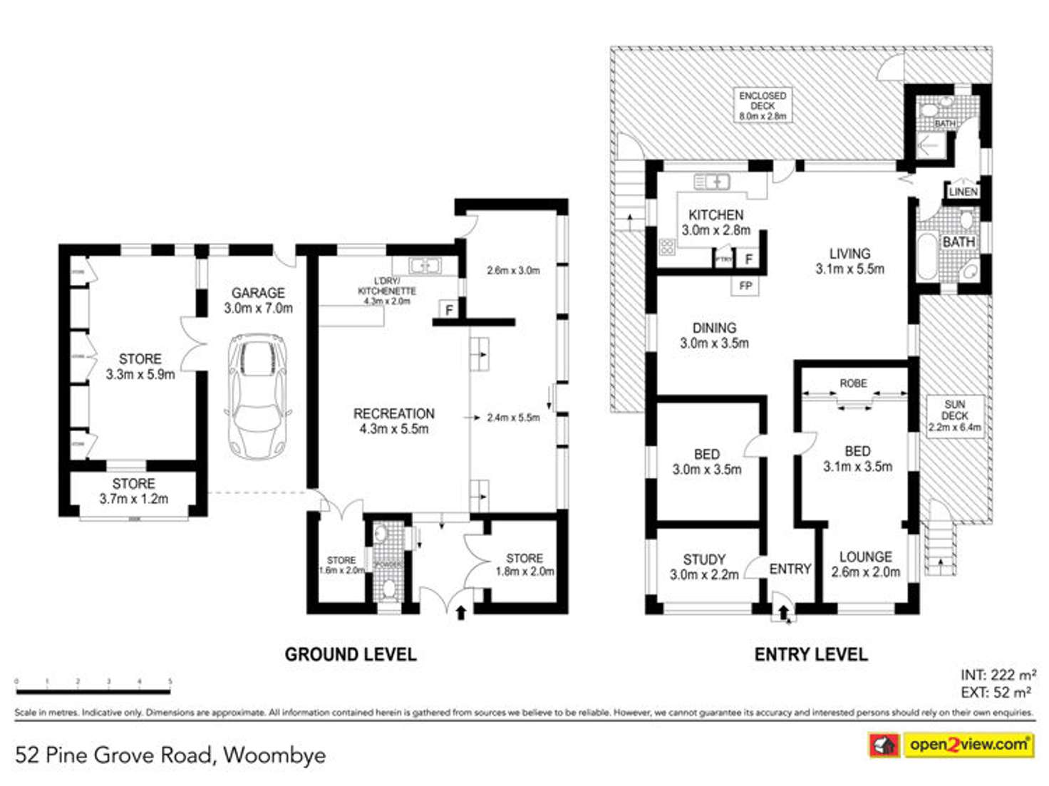 Floorplan of Homely house listing, 52 Pine Grove Road, Woombye QLD 4559