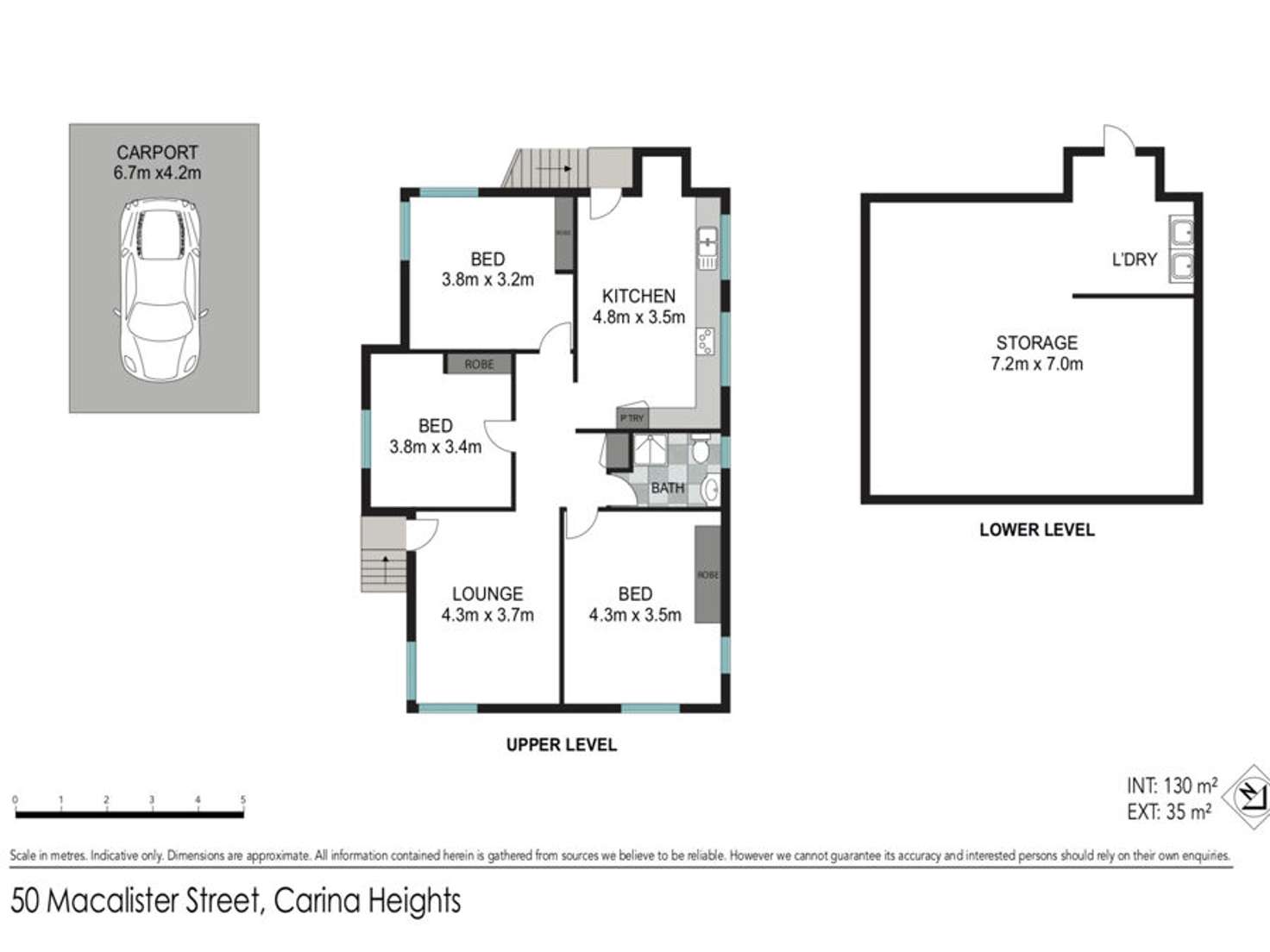 Floorplan of Homely house listing, 50 Macalister Street, Carina Heights QLD 4152