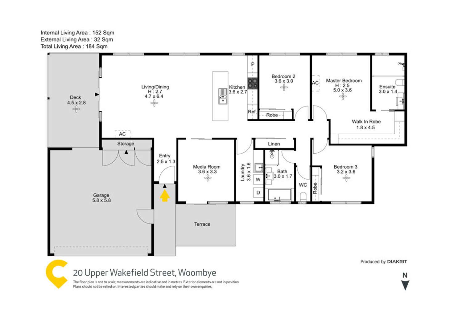 Floorplan of Homely house listing, 20 Upper Wakefield Street, Woombye QLD 4559