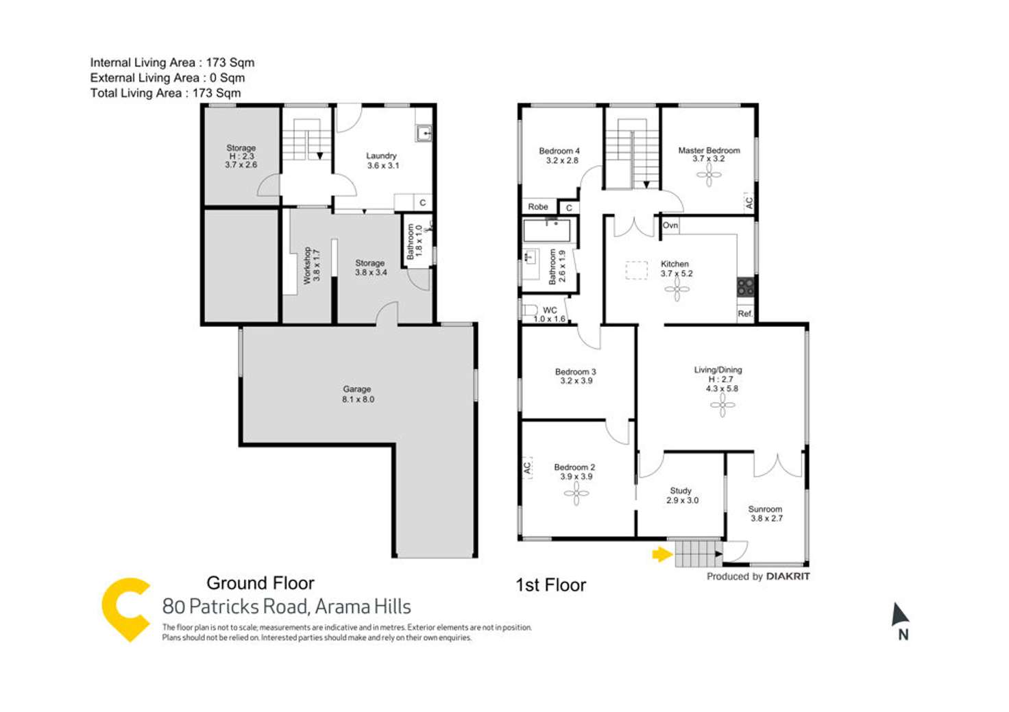 Floorplan of Homely house listing, 80 Patricks Road, Arana Hills QLD 4054