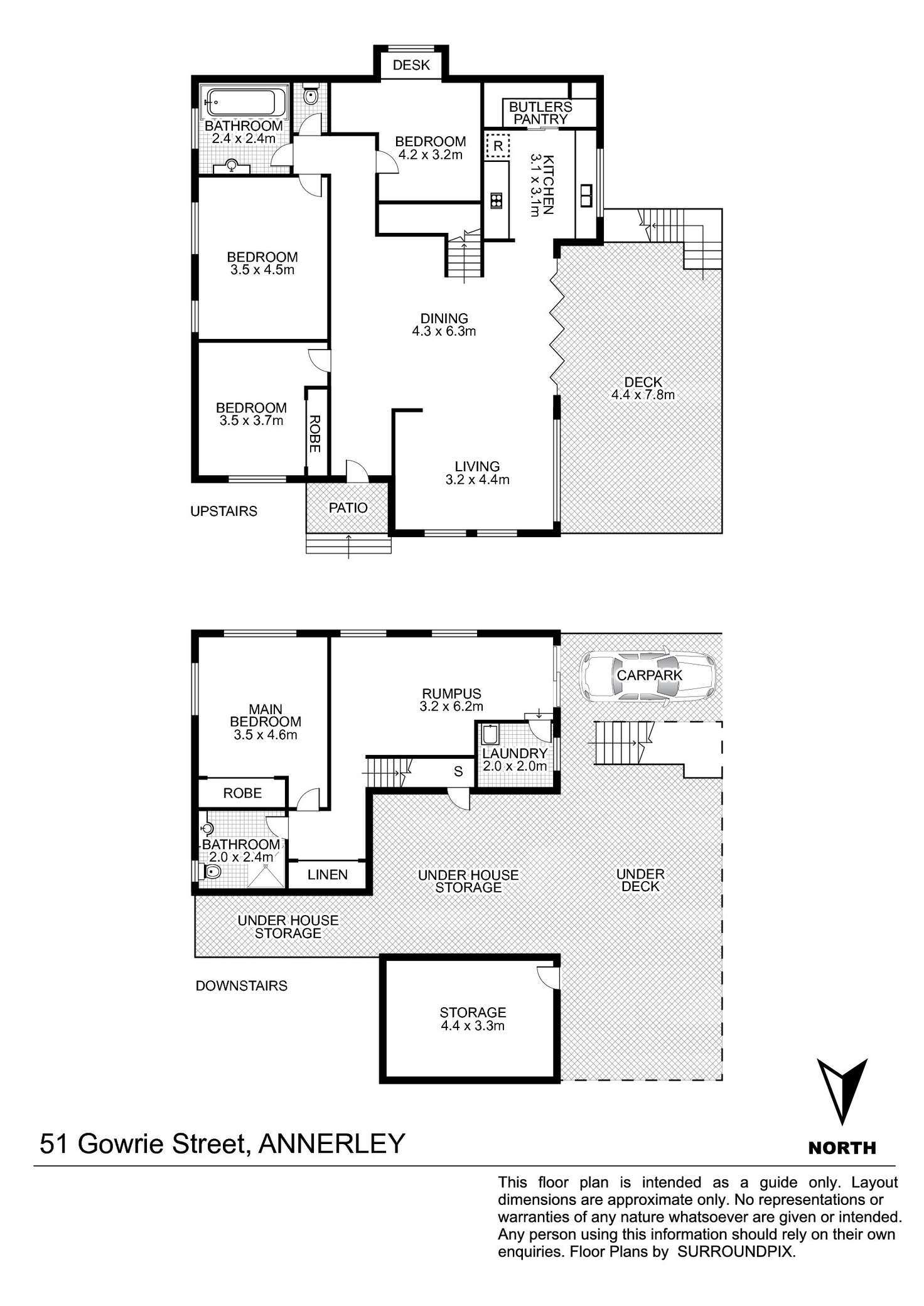 Floorplan of Homely house listing, 51 Gowrie Street, Annerley QLD 4103